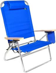 5. Extra Large - High Seat 3 Reclining Position Aluminum Heavy Duty Beach Chair