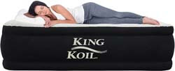 3. King Koil Queen Air Mattress with Built-in Pump - Best Inflatable Airbed Queen Size