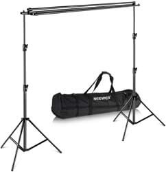7. Neewer Triple Background Backdrop Support System w/ Carrying Case