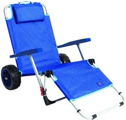 3. MacSports Beach Day Foldable Chaise Lounge Chair