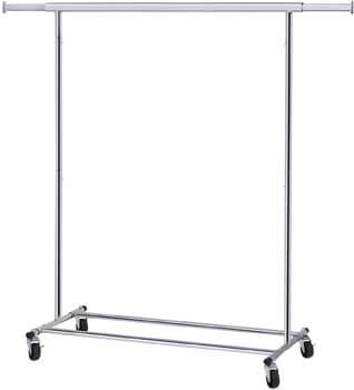 8. SONGMICS Clothes Rack on Wheels, Heavy Duty Garment Rack