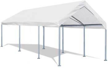 2. Quictent 10’x20’ Carport Upgraded Heavy Duty Car Canopy Galvanized Car Boat Shelter