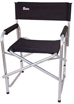 9. Earth Extra Heavy Duty Folding Short Director's Chair