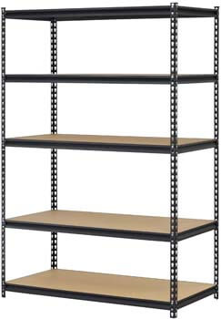 2. EDSAL URWM184872BK Black Steel Storage Rack, 72