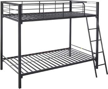 9. Zinus Patti Easy Assembly Quick Lock Twin over Twin Metal Bunk Bed