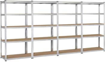 8. Topeakmart 5 Tier Storage Rack Heavy Duty Adjustable Garage Shelf Steel Shelving Unit
