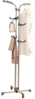 1. BAOYOUNI Heavy Duty Metal Coat Rack