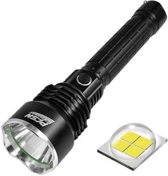 7. PFSN Professioner Powerful Flashlight Rechargeable Waterproof Searchlight