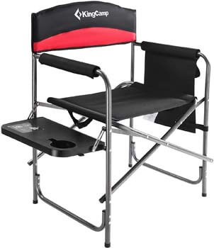 6. KingCamp Heavy Duty Camping Folding Director Chair