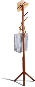 7. FILWH Premium Bamboo Coat Rack Tree