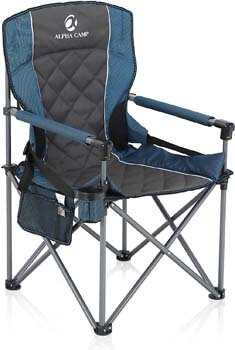 7. ALPHA CAMP Oversized Camping Folding Chair