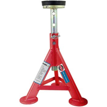 7. Esco 89401 Heavy Duty 3 Ton Adjustable Performance Car/Truck Jack Stand with Removable Rubber Top, Red