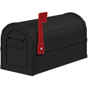 9. Salsbury 4850BLK Heavy Duty Rural Mailbox 