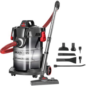 5. Bissell, Red, MultiClean Wet/Dry Garage and Auto Vacuum Cleaner