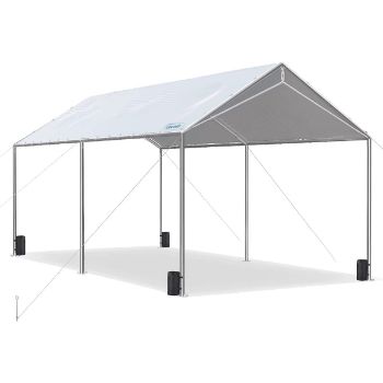 9. Quictent 10X20ft Upgraded heavy-duty Car Canopy