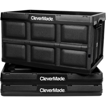 10. CleverMade 32L Collapsible Storage Bins