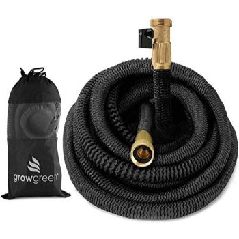 6. GrowGreen Heavy Duty Expandable Garden Hose