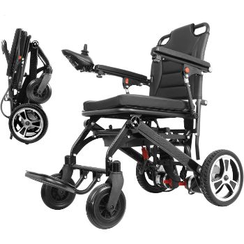 6. EBEI Super Lightweight Electric Wheelchair