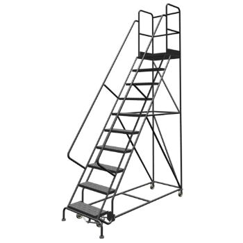 1. Tri-Arc Rolling Industrial ladder 