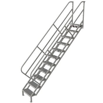 6. Tri-Arc Industrial Access Ladder 