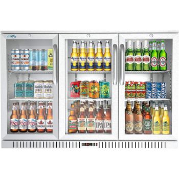 5. KoolMore Commercial Under-counter Refrigerator with Triple Doors 