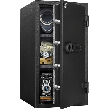 TIGERKING Fireproof Heavy Duty Safe for Home Office – 3.47 Cubic Feet