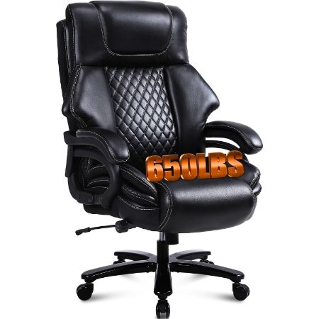 BOSMILLER 650lbs Large Big and Tall Office Chair