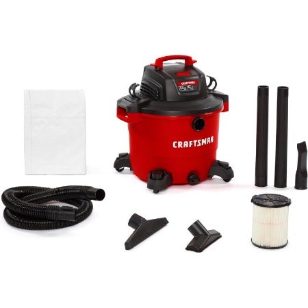 CRAFTSMAN 16-Gallon 6.5 Peak HP Wet/Dry Shop Vacuum (CMXEVBE17595)