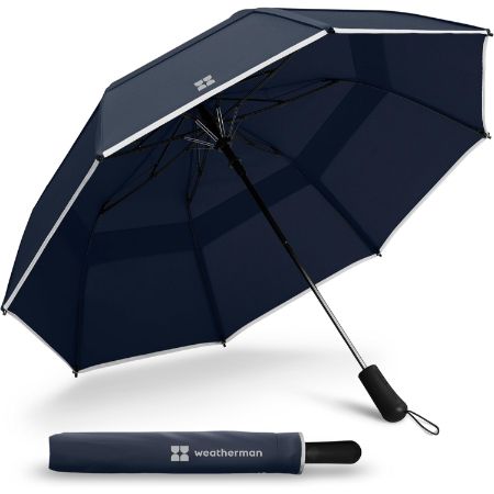 Weatherman Premium Collapsible Travel Umbrella