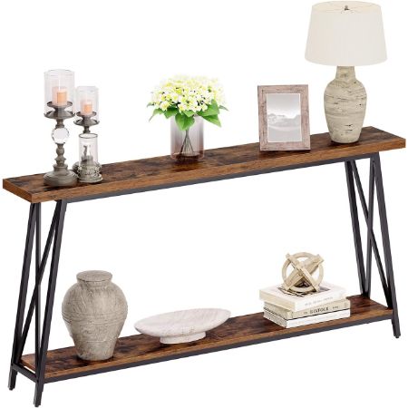 MAHANCRIS 63-Inch Industrial Console Table