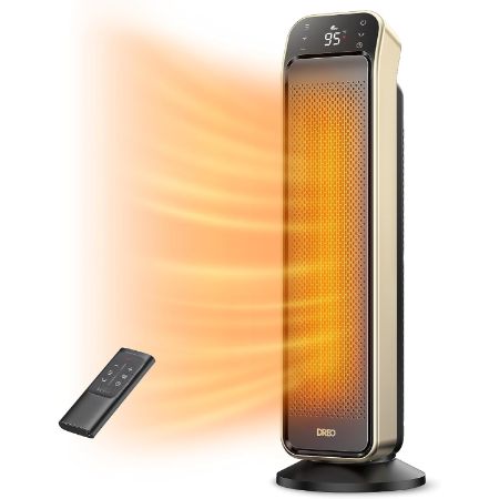 DREO 25-Inch Electric Space Heater for Large Rooms