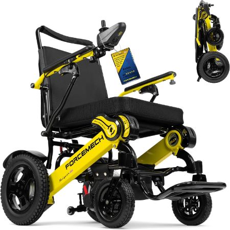Forcemech Navigator Pro all terrain heavy duty electric wheelchair