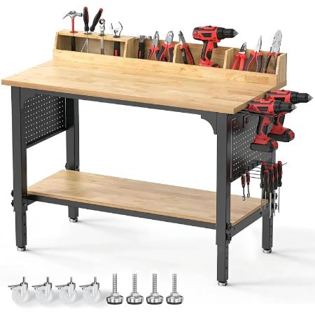 NORTHSKY 48-Inch Heavy Duty Work Bench with 2-Tier Storage
