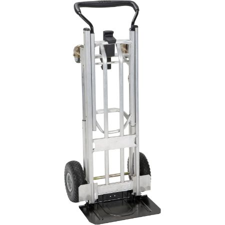 COSCO 4-in-1 folding heavy duty hand truck with flat-free wheels