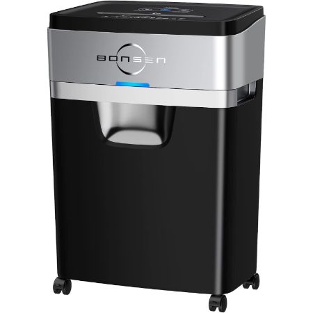 BONSEN S3104 20-sheet cross-cut heavy duty paper shredder