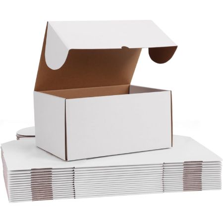 WIFTREY white 12 x 9 x 6 inch shipping boxes 15 pack