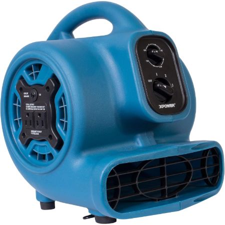 XPOWER P-230AT Mini Mighty 1/4 HP 925 CFM Centrifugal Air Mover