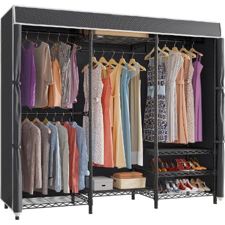 VIPEK V5C Heavy Duty Covered Clothes Rack