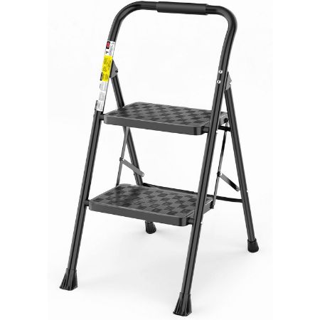HBTower 2 Step Folding Ladder