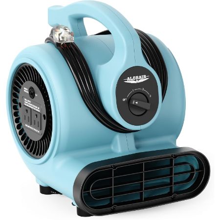 ALORAIR GF600A 600 CFM 3-Speed Air Mover Blower Fan
