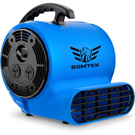 BSMTEK 2500 CFM industrial carpet and floor drying blower